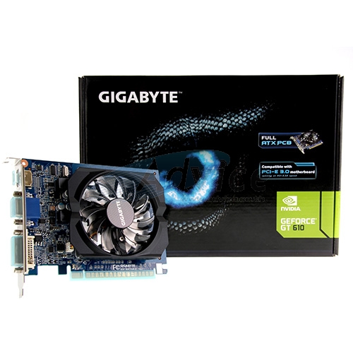 GIGABYTE 1024MB GF GT 610 GV N610AX 1GI DVI HDMI