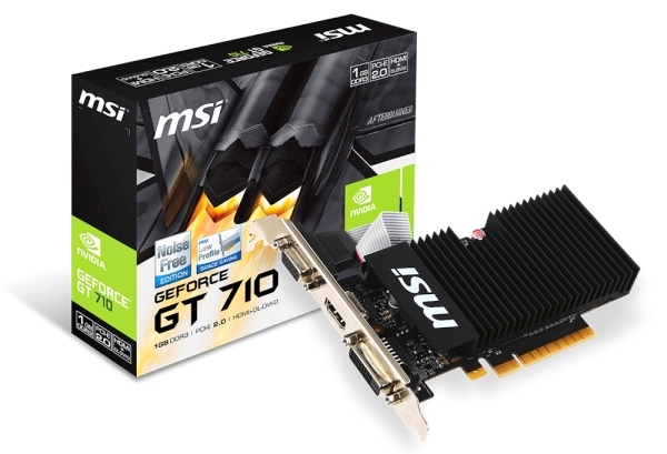 GEFORCE MSI GT 710 954MHZ PCI E 2 0 1024MB