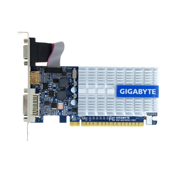 GIGABYTE GEFORCE GT 210 590MHZ PCI E 2 0 1024MB